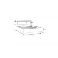 Forte - DALATE Stelaż łóżka z podnoszonym wkładem JLTL2162