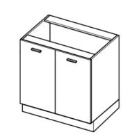 LAYMAN - ELIN Szafka D8 | Dolna 80 | 2 drzwi