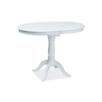 SIGNAL - DELLO Stół 100-129x70cm | Biały
