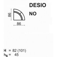 Meblomak - DESIO Element NO narożny okrągły
