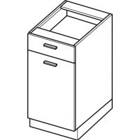 LAYMAN - ITALIA Szafka DS5/1 | Akryl | Szafka dolna 50 | 1 szuflada i drzwi