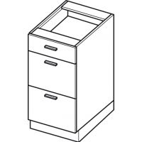 LAYMAN - ITALIA Szafka DS4/3 | Akryl | Szafka dolna 40 | 3 szuflady