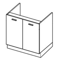 LAYMAN - BLANKA Szafka DZ8 kuchenna 80 cm dolna zlewozmywakowa