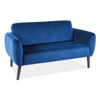 SIGNAL - ELSA Velvet Sofa | Tkanina | Granatowy Bluvel 86 | Nogi wenge | z PL