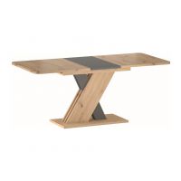 SIGNAL - EXEL Stół 140-180x85 | Dąb Artisan | Antracyt | z MR