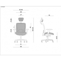 UNIQUE MEBLE - EXPANDER Fotel Obrotowy W-94-4 | Czarny | Zgodny z Rozporządzeniem z 2023 roku