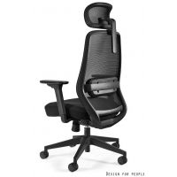 UNIQUE MEBLE - SONIC Fotel Obrotowy 8125BG | Czarny
