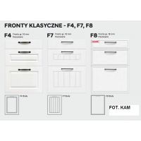 KAM - KAMMONO Front zmywarki FZMYW | 45-60 | Front frezowany