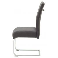 MC AKCENT - FOSHAN Krzesło z uchwytem tylnym | Tkanina Aqua antracyt | FOSC70AN