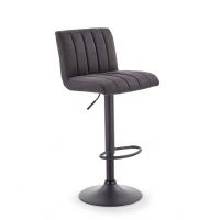 HALMAR - H-89 Krzesło barowe | ciemny popiel