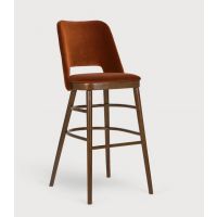 PAGED - SHELL Krzesło Barowe H-0045 | Buk | Kont.