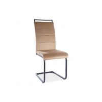 SIGNAL - H-441 Velvet Krzesło | Tkanina aksamit | Beżowy 191