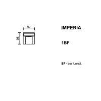 Meblomak - IMPERIA Fotel 1BF bez funkcji