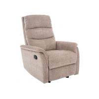 SIGNAL - JOWISZ RAVEN Fotel rozkładany | Tkanina | Ciemny beż Raven 30 | z MR | DOSTĘPNY OD RĘKI
