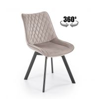 HALMAR - K520 Krzesło | Obrót siedziska | beżowy