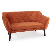 SIGNAL - KARO 2 Velvet Sofa 2 osobowa | Cynamon | Bluvel 4215 | Nogi WENGE | z PL