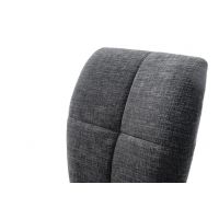 MC AKCENT - KEA S Krzesło | 4 Nogi skośne | Metal lakier czarny mat | Obrót siedziska | Tkanina Antracyt | KE4S97AN | 6 sztuk | DOSTĘPNE OD RĘKI