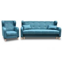 RAVEN - STELLA Zestaw wypoczynkowy | wersalka + 2 fotele