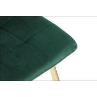 STEMA - Krzesło CN-6004 | Zielony | Stelaż Złoty