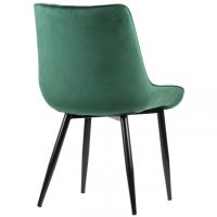 STEMA - Krzesło HTS-6020 | Zielone | Nogi czarne