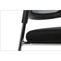 STEMA - Krzesło CN-62/CH | Czarny | Stelaż na płozie