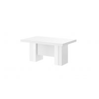 HUBERTUS - LARGO Stół 160-400x89 | Biały Mat | Biały połysk