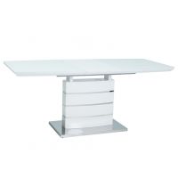 SIGNAL - LEONARDO Stół 140-180x80cm | Biały lakier