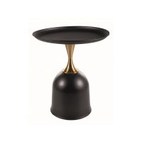 SIGNAL - LIBRA Ława | Czarny | Czarny i Złoty