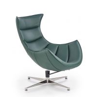 HALMAR - LUXOR Fotel | ciemny zielony