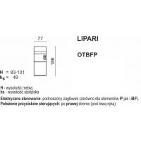 Meblomak - LIPARI otomana OTBFP bez funkcji prawa