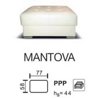 Meblomak - MANTOVA Pufa prostokątna z pojemnikiem
