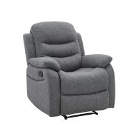 SIGNAL - NERON Fotel rozkładany | Tkanina | Szary 158 | z MR