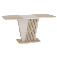 SIGNAL - NEVIO Stół 125-170x75x76 | Dąb Cremona Torro | Kaszmir | z PL