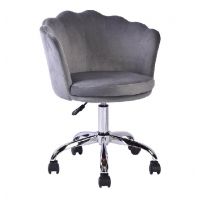 SIGNAL - Fotel obrotowy ROSE Velvet | Szary Bluvel 14