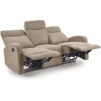 HALMAR - OSLO Sofa 3 | Funkcja relaksu w dwóch fotelach | beżowy
