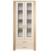 Meblarz - OLIVIA Szafa IV (opcjonalnie szklane półki z oświetleniem LED)