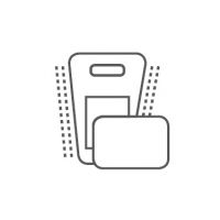 FENIKS MEBLE - PESARO Półka na laptop PLU TRAPEZ z USB