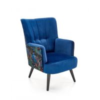 HALMAR - PAGONI Fotel | granatowy | z PL