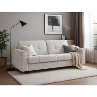 Mars Meble - PERONI 140 Sofa na stelażu włoskim | funkcja spania i materac oraz pojemnik
