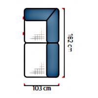 UNIMEBEL - DIVERSO II Moduł REC P prawy narożny
