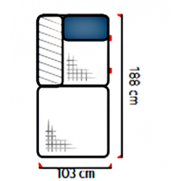 UNIMEBEL - DIVERSO II Moduł REC.PJ L narożny lewy z pojemnikiem