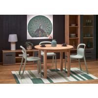 HALMAR - RINGO Stół rozkładany 102-142x102x76 | dąb craft | z PL