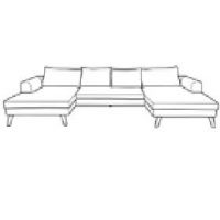 ETAP SOFA - LUMBER JACK Narożnik REC-2-REC Narożnik bez funkcji