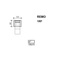 Meblomak - REMO Fotel 1RP rozkładany z pojemnikiem