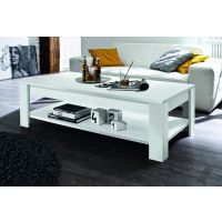 MC AKCENT - BASIC Stolik kawowy 329015N | Biały połysk