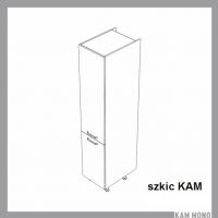 KAM - KAMMONO Szafka SD...D2/71 | MN 40-60 | Słupek do szafek wiszących W/71 | 2 drzwi | Front frezowany