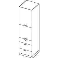 LAYMAN - ITALIA Słupek SPD 6/3 2357 | Akryl | 2 drzwi 3 szuflady