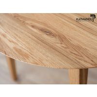 KATMANDU MEBLE - ORBETELLO Stół okrągły 110 | Dąb | KULS90T