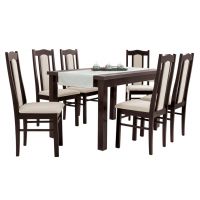 STOLMEB - Stół Emil 130x80+43 naturalna okleina