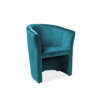 SIGNAL - TM-1 Velvet Fotel | Tkanina | Turkusowy Bluvel 85 | z PL